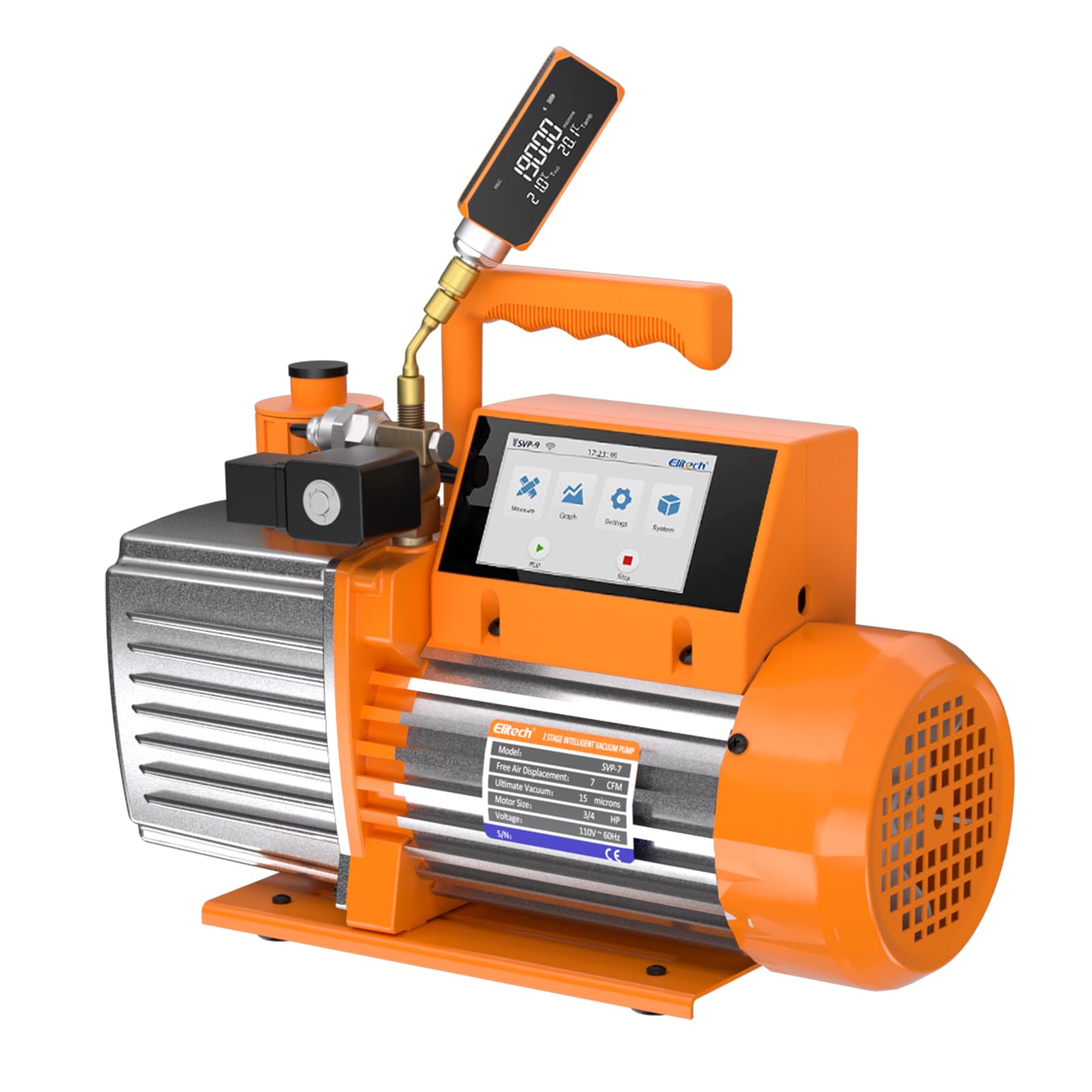 Amazon.com: Elitech 7 CFM HVAC Vacuum Pump with Wireless Micron